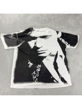 VTG John Cougar Mellencamp Men Sz XL AOP Whenever We Wanted Tour Single Stitch
